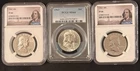 1963 Franklin Half Dollar 50c Silver  NGC PF 66 LOT Of 3 Coins