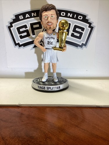 San Antonio Spurs 2014 Championship Tiago Splitter Bobblehead - Bild 1 von 5