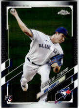 2021 Topps Chrome Update Series #USC48 NATE PEARSON Blue Jays Refractor RC