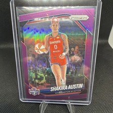 2025 Panini Prizm WNBA Shakira Austin Prizm Purple /149 Mystics