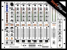 Pioneer DJM 1000 Skin  White  Protective Decal  StyleFlip