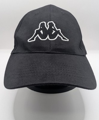Kappa Big Logo Schwarz Snapback Cap Baumwolle Streetwear One Size Fits All