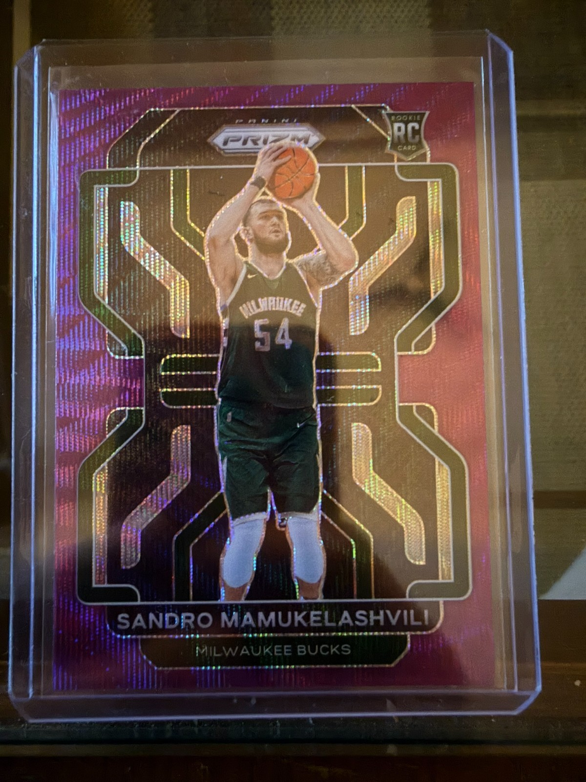 Sandro Mamukelashvili - 2021-22 Panini Prizm Rookie Card RC #293 - PURPLE WAVE