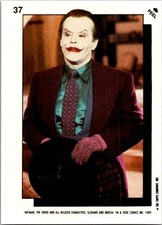 1989 Topps Batman & Joker Insert Stickers #37