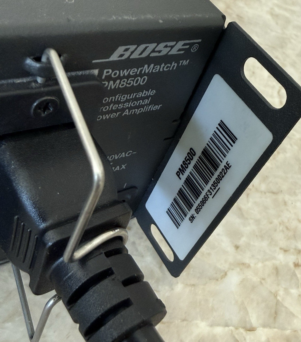 Bose Professional Amplifier PowerMatch PM8500N Power Match 8500