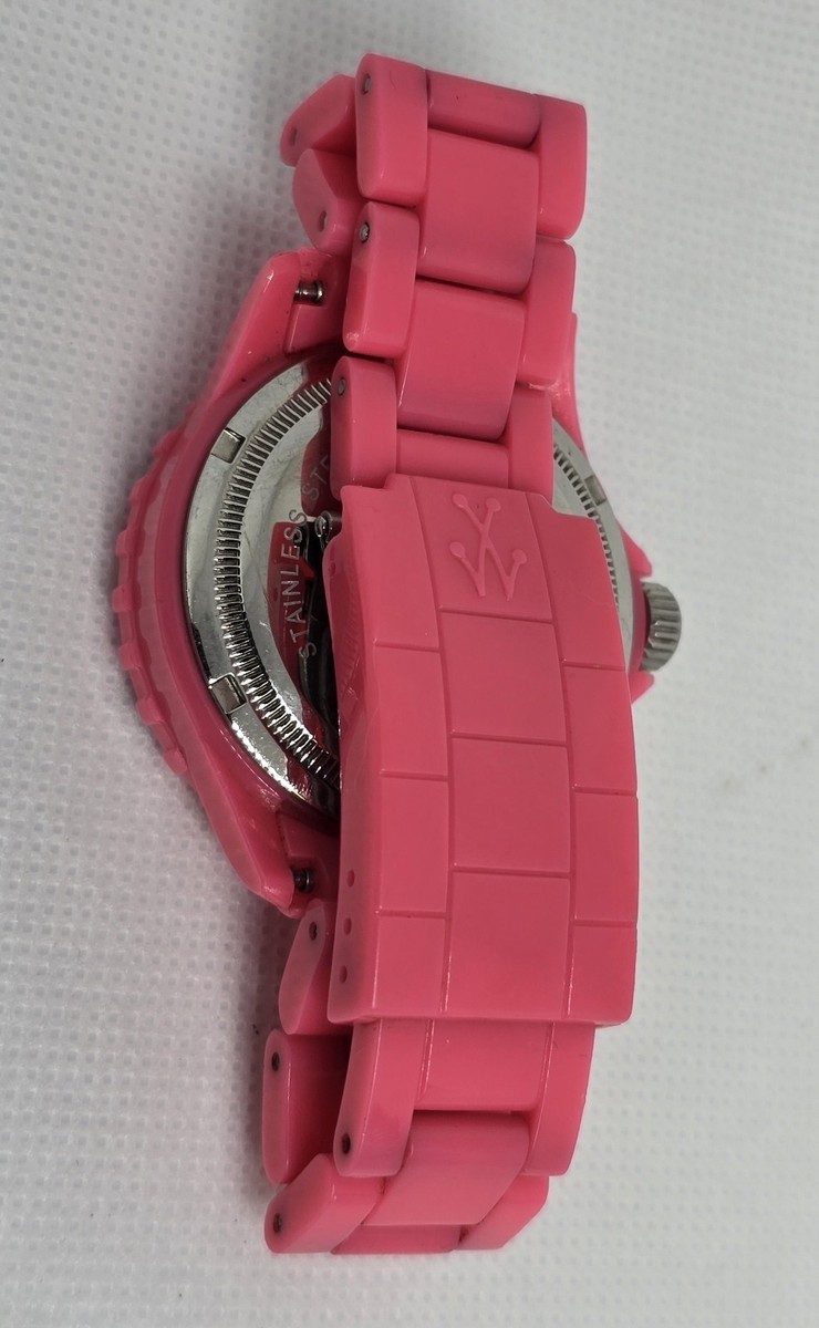 Unisex Toy Watch Professional Round Pink Dial Case  display picture 1