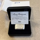 2025 3 oz. Engelhard .999+ Silver Bar W/ Assay Thick Poured!! Pristine H314 #