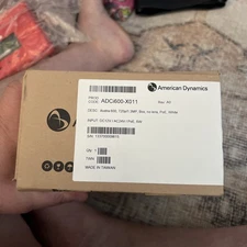 American Dynamics Illustra 600/610 White World Camera Video