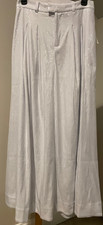 ANTHROPOLOGIE Womens Avery Pleated Maxi White Full Sequin Skirt NWT 158 - Sz 4