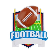 New Football Shield Personalized Christmas Ornament,Football Personalized Ornam