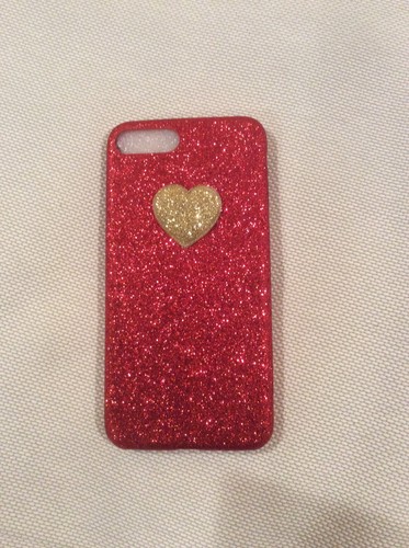 Funda de poliuretano termoplástico suave con diseño de corazón nueva en caja para iPhone 7+ con brillo brillante brillante - Imagen 11 de 20
