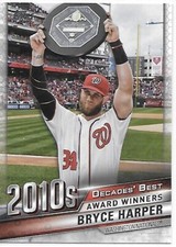 2020 Topps Series 1 Baseball Decades' Best Bryce Harper Nationals