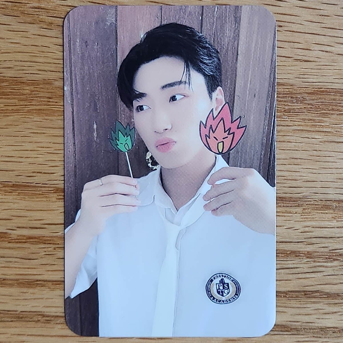 San Official Photocard Ateez The World Ep.2 Outlaw Platform Ver