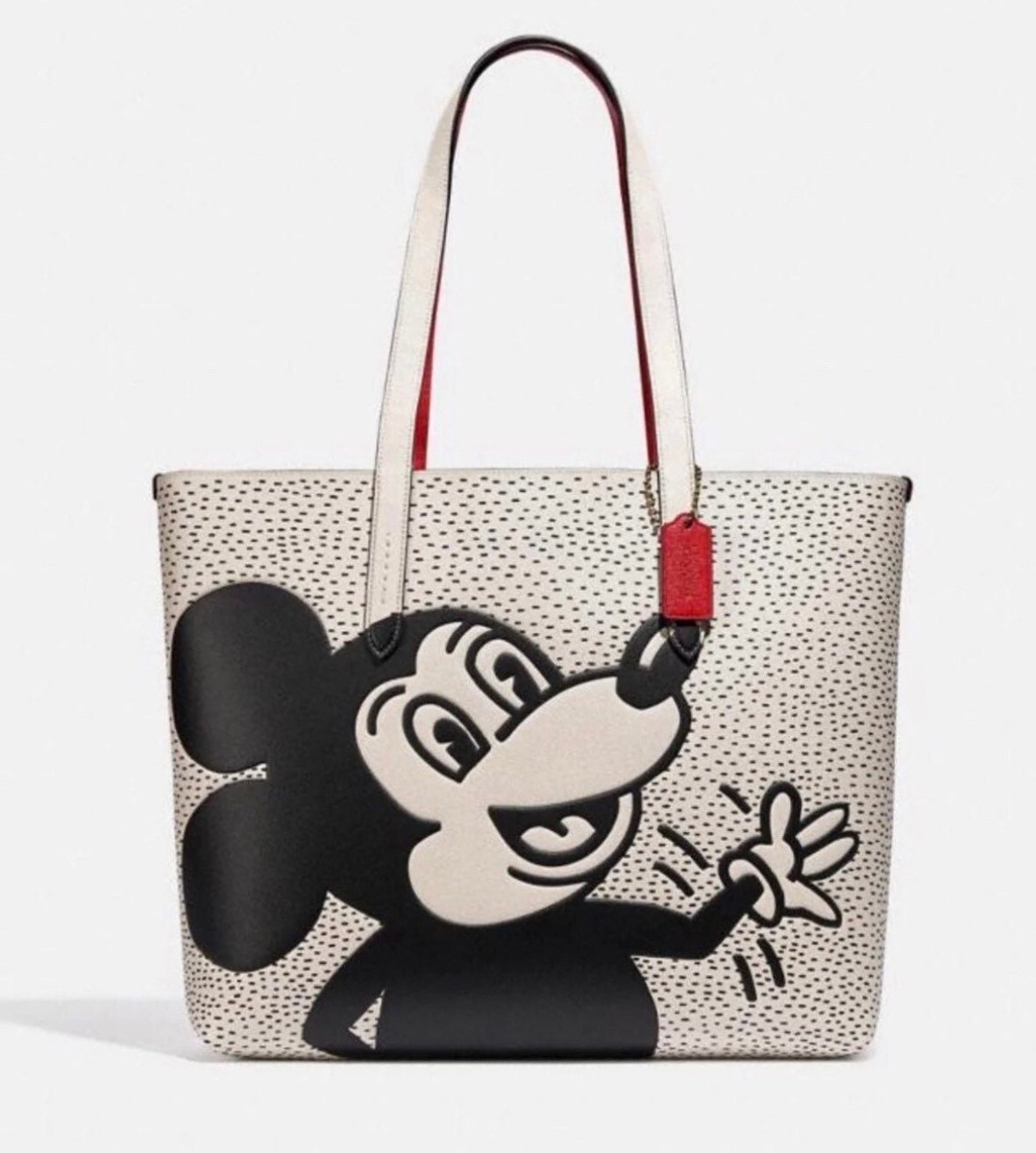 COACH Disney Mickey Mouse X Keith Haring Highline Tote bag handbag