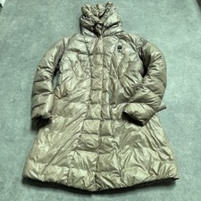 Blauer Puffer Jacket Full Zip Branded Beige Women's Large