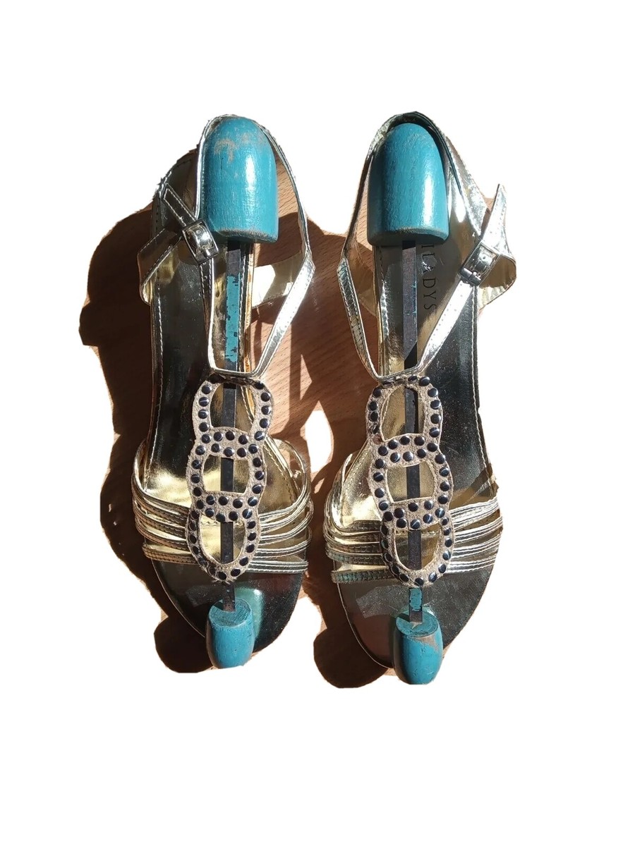 Miladys Sandals low Heel Open Toe sandals Size UK