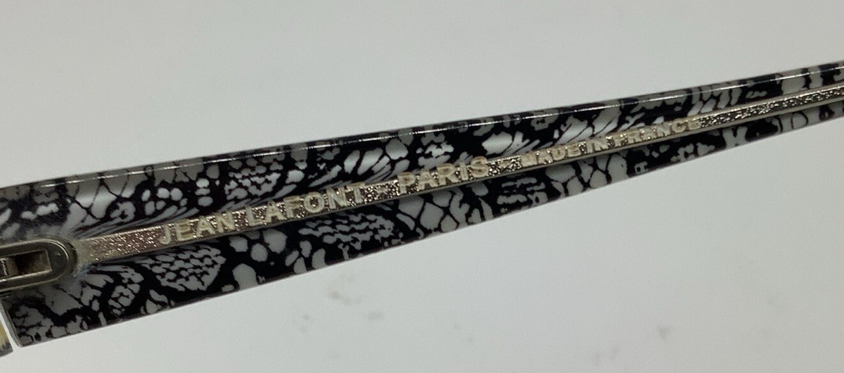 Jean Lafont Eyeglasses Paris Niki 149 Designer Frames Only Black 50-14-142 Vintage Jean Lafont Niki 149 50-14 142 Eyeglasses Paris  main image 3