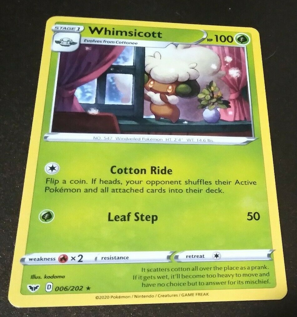 pokemon whimsicott card Amazon.com: Pokemon Whimsicott GX 140/214 Unbroken Bonds