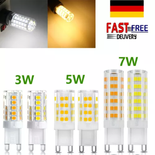 Bombilla LED G9 COB 3W 5W 7W blanco cálido bombilla led bombillas de bajo consumo socket - Imagen 2 de 24