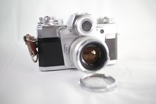 Zeiss Ikon Contarex Bullseye BLITZ Carl Zeiss 50MM F2 Planar Lens Collector