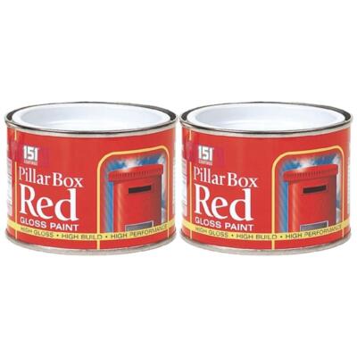 Pillar Box Red Paint 180ml x2 | eBay UK