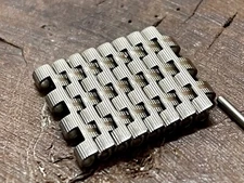 8 SOLD 1960s/70s Rado Manhattan Diastar NSA vintage watch band 8 steel links NOS