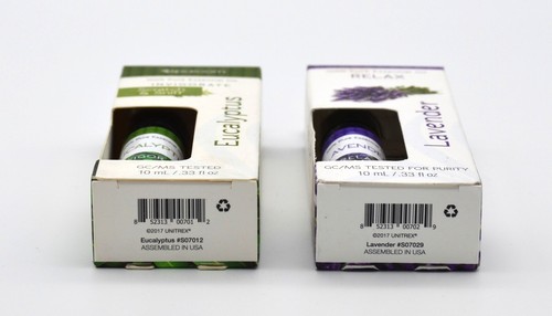 2 Sparoom Aromatherapy Pure Essential Oils Relax Lavender Invigorate Eucalyptus - Picture 5 of 7