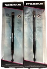 2 tweezerman flat brow brush  spoolie