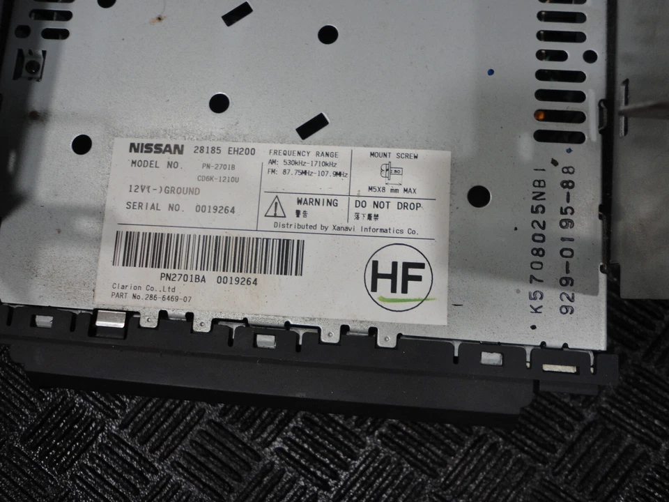 Infiniti M35 X Bose 2006 receptor reproductor de CD 28185 EH200 Foto 4 de 4