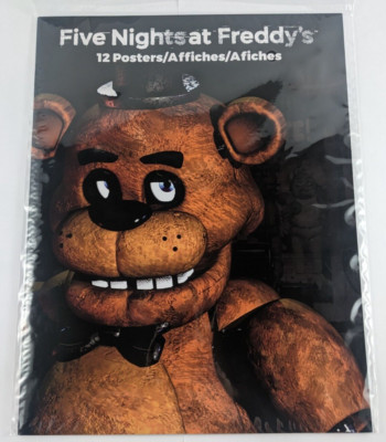 NEW Five Nights at Freddy's 12 Posters Book 2016 - Chica, Foxy, Bonnie 11x9''