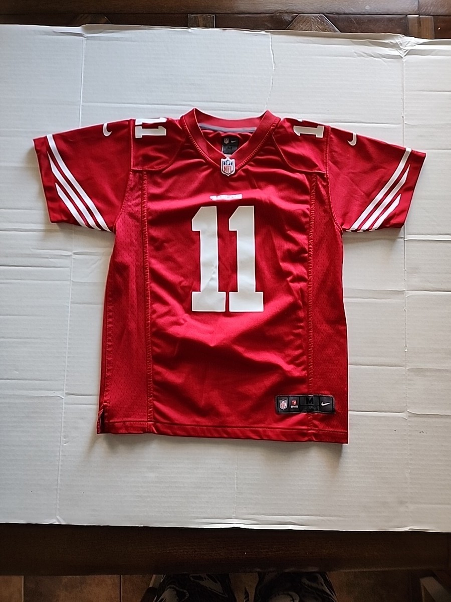 Nike NFL On Field Youth Boy's San Francisco 49ers Jersey # 11 Size