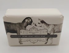 NEW Beekman 1802 Pure Goat Milk Soap Bar" FRAGRANCE FREE"  9 oz