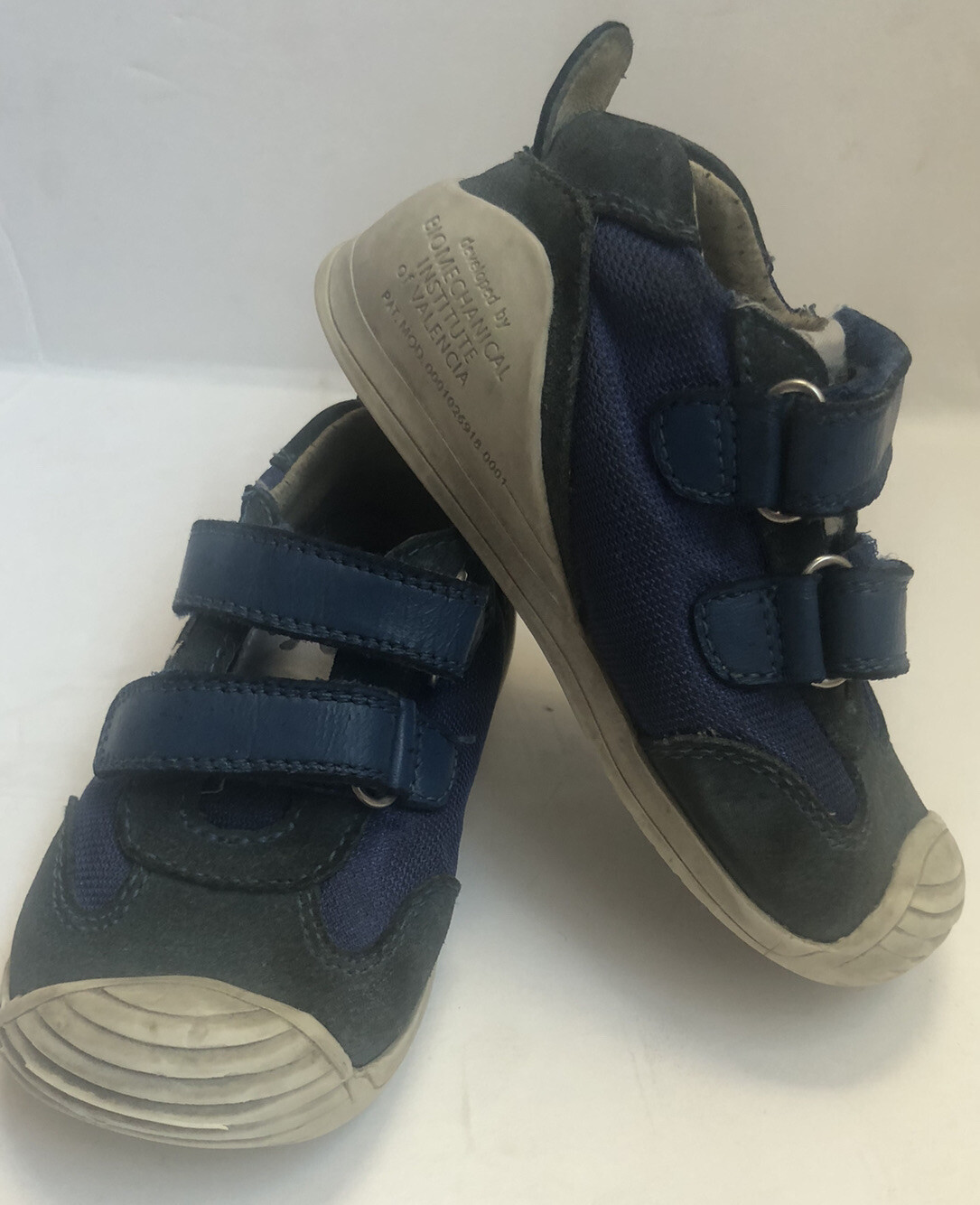 Biomecánica Garvalin Niños Azul Cuero Y Lona Zapatos Ortopédicos España 8