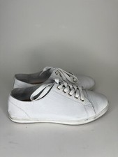 Alfie  Evie Melbourne Design Lace Up Casual Sneakers Women Size 38 US 7 White
