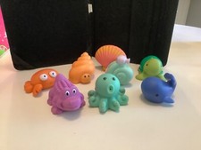 Nuby Little Squirts Bath Toy Squirters - Fun and Colorful - 6+ Months - BPA Free