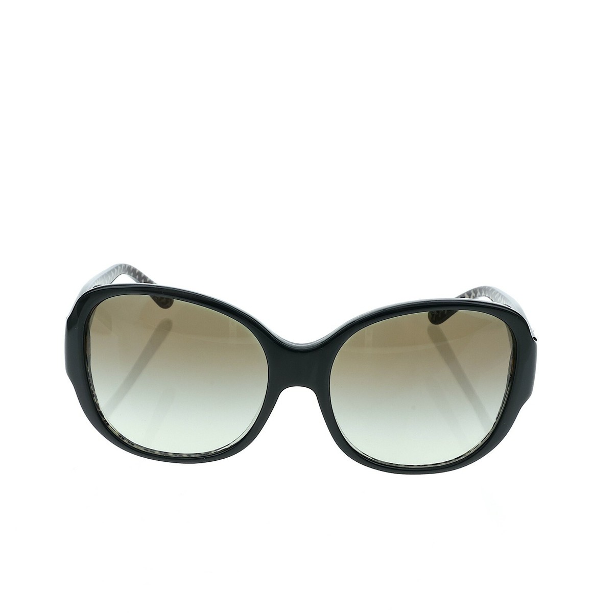 Tory Burch Black Round Gradient Sunglasses Tory Burch Round Gradient Sunglasses - Black Sunglasses  main image 4