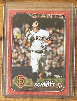 Casey Schmitt Topps #183/199 2024 MLB #403 Series Two San Francisco Giants