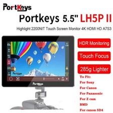 Portkeys LH5P II 5.5" Camera Field Monitor for BMPCC4K 4K 6K Pro Canon Z cam BMD