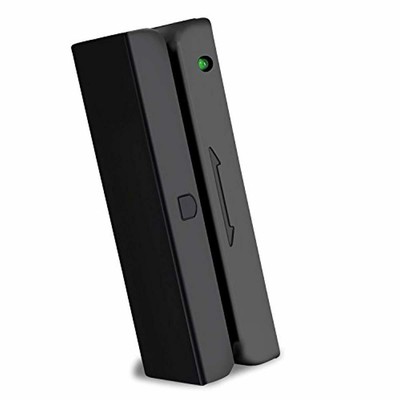 USB Magnetic Stripe Card Reader 3-Track POS Credit Card Reader Swiper Magstripe | eBay