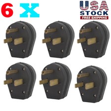 NEMA 6-50P Welder Plug 50 Amp Male 220V 208 220 250 Volt Welder Dryer New 6 pcs