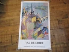 ORIGINAL POSTER SNCF VAL DE LOIRE DESPIERRE ILLUSTRATOR 1959 62X100