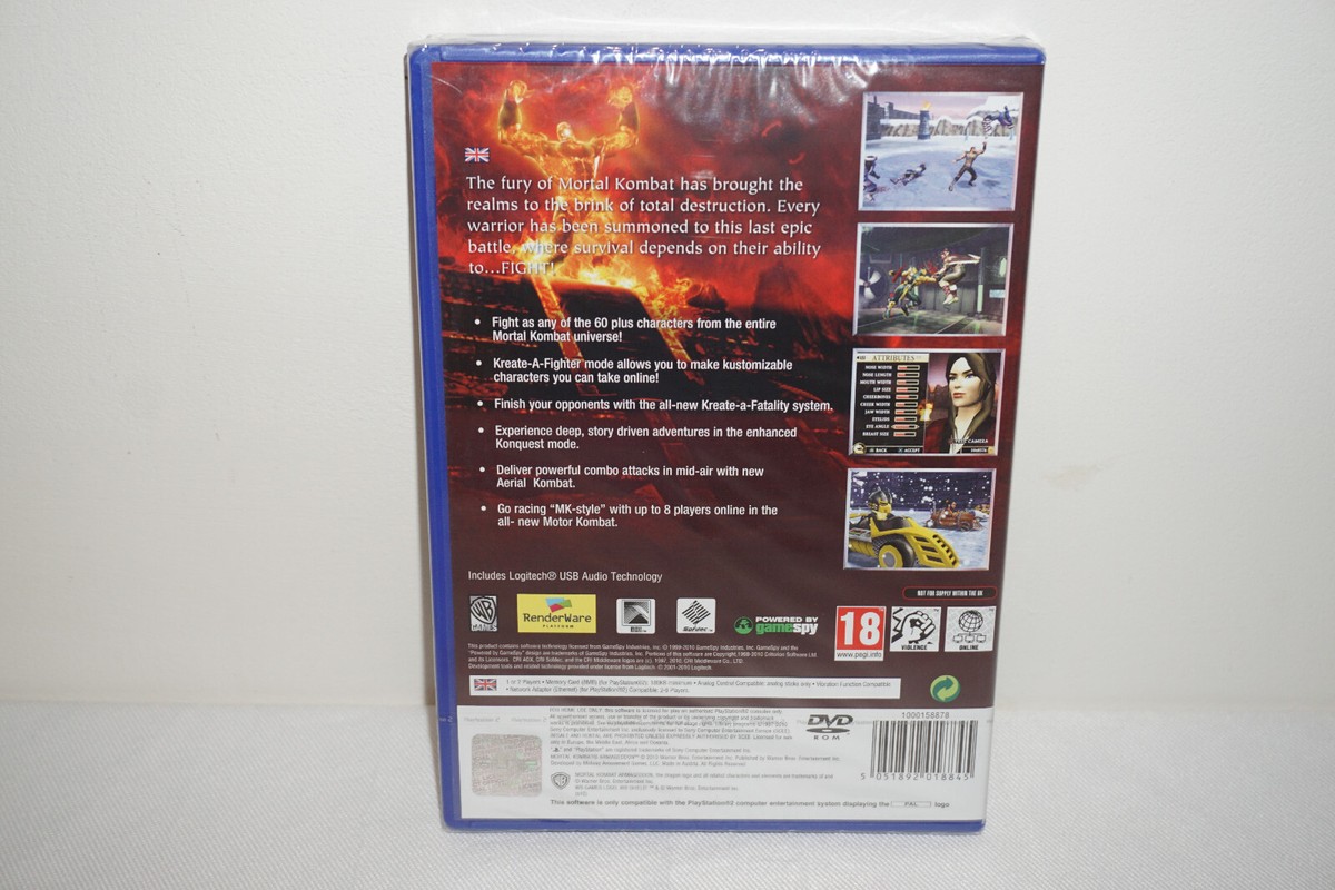 Mortal Kombat Armageddon Sur PS2 – Version Promo Presse PAL (Très Bon état)