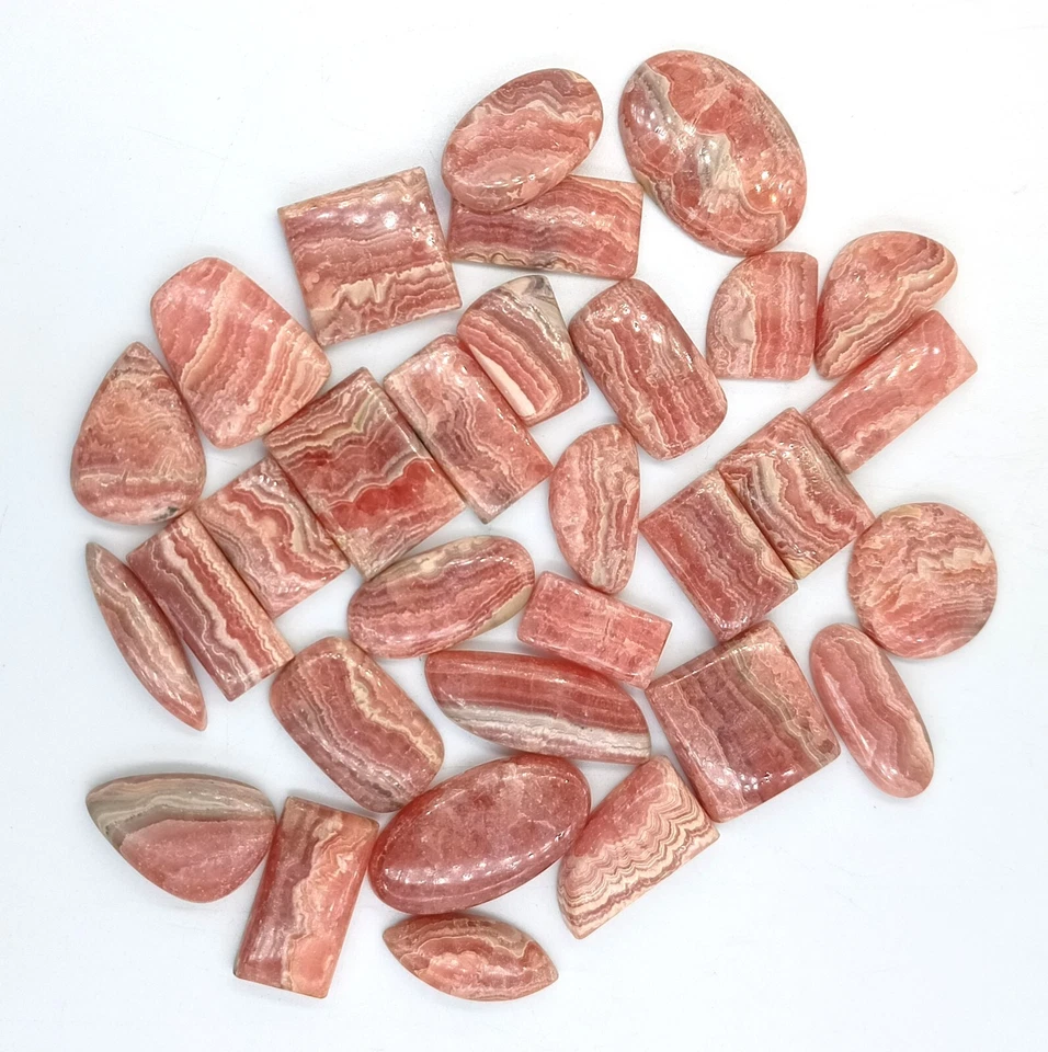 Natural Rhodochrosite Cabochon Loose Gemstone Foe Making Jewelry 71599 - Image 4 of 4