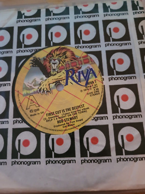 ROD STEWART  FIRST CUT  IS THE DEEPEST / I DONT WANT TO TALK ABOU  7'' SINGLE N/M
