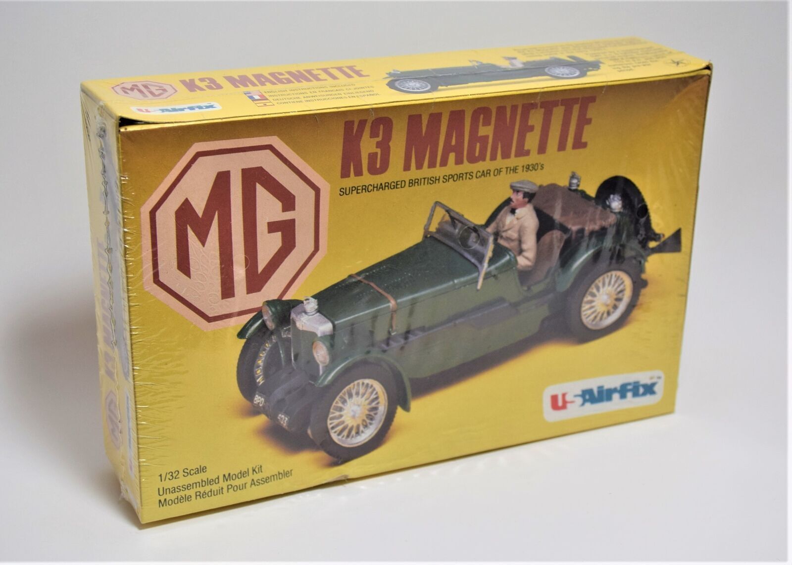 US Airfix 8204 1/32 Scale 1933 MG K3 Magnette  British Sports Car Model Kit