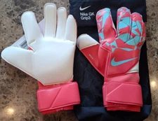 NIKE GK GRIP3  SOCCER GOALIE GOALKEEPER GLOVES, HQ0256-850, NEW, SIZE 10
