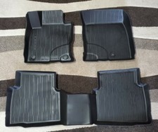 2020-2024 Ford Escape Oem Tray Style Molded Black Rubber Floor Mat Set 4-pc