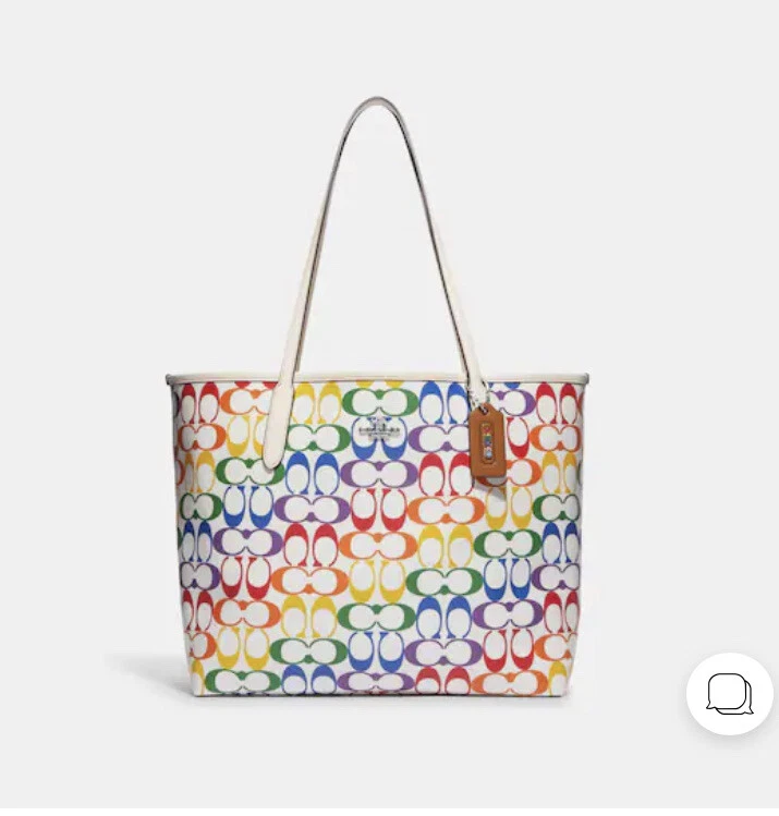 Coach pride reversible tote Clearance