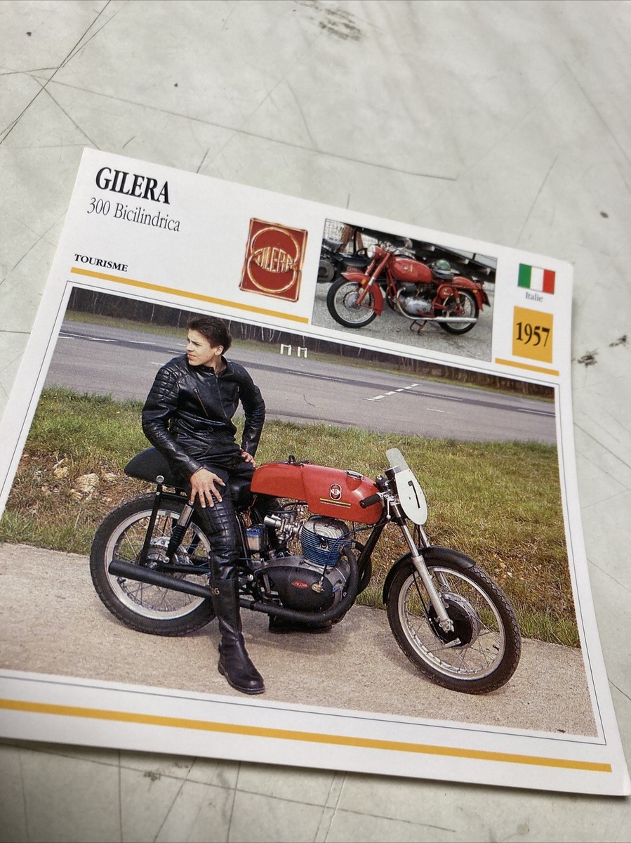 Gilera 300 Bicilindrica 1957 Motorcycle Collection Map Atlas Italy