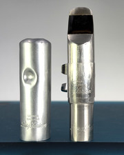 Berg Larsen Tenor Sax Mouthpiece 105/2 SMS Stainless Steel Vintage Set boxed
